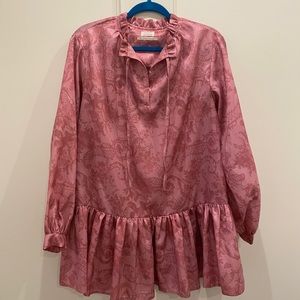 Urban Outfitters Laura Ashley Pink Baby Doll Dress